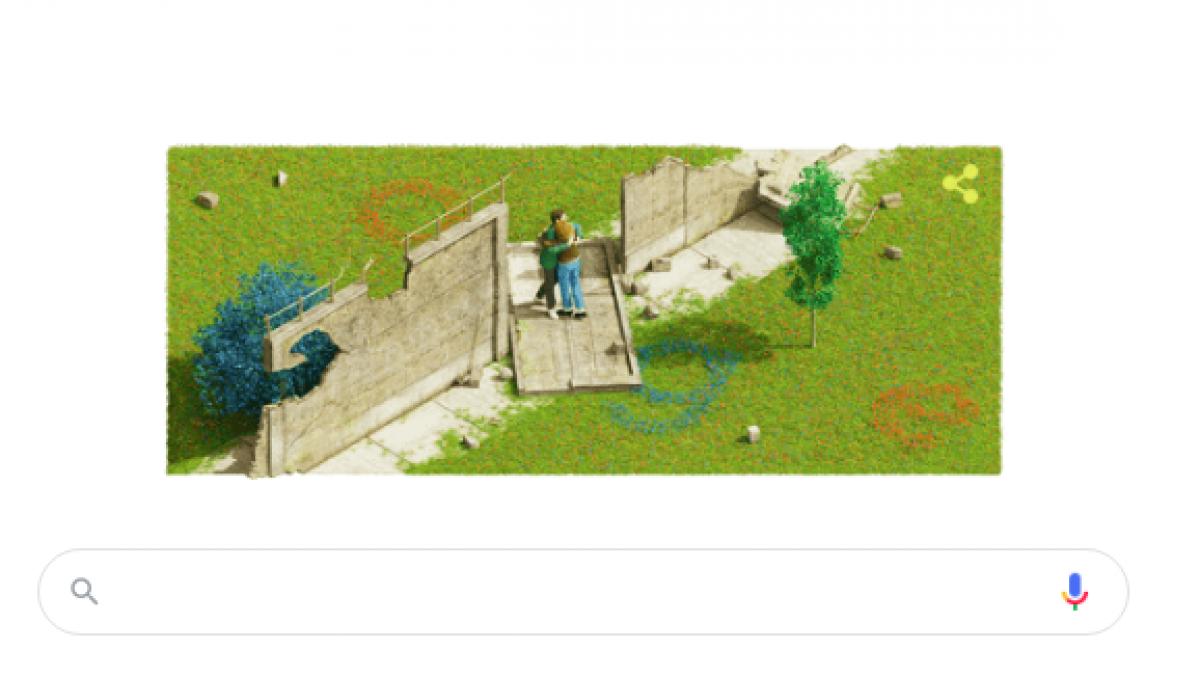 caderea zidului berlinului google celebreaza caderea zidului berlinului cu un google doodle special