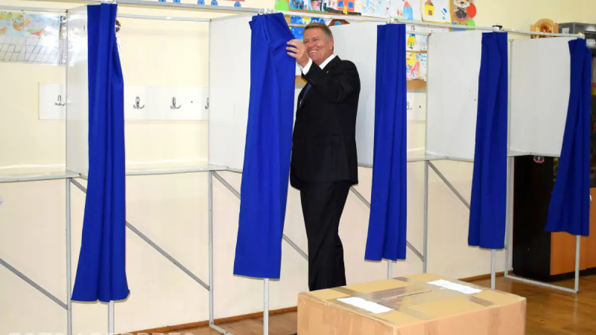 klaus iohannis a votat la prezidentiale am votat pentru romania normala