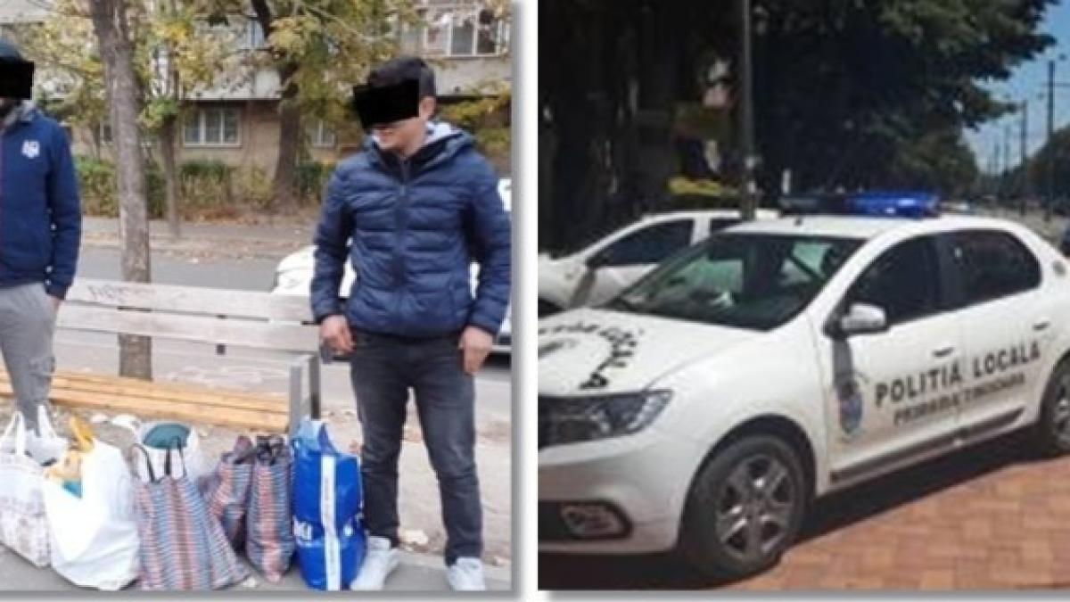 politistii din timisoara au vazut doi tineri stand pe o banca au observat un detaliu neasteptat si