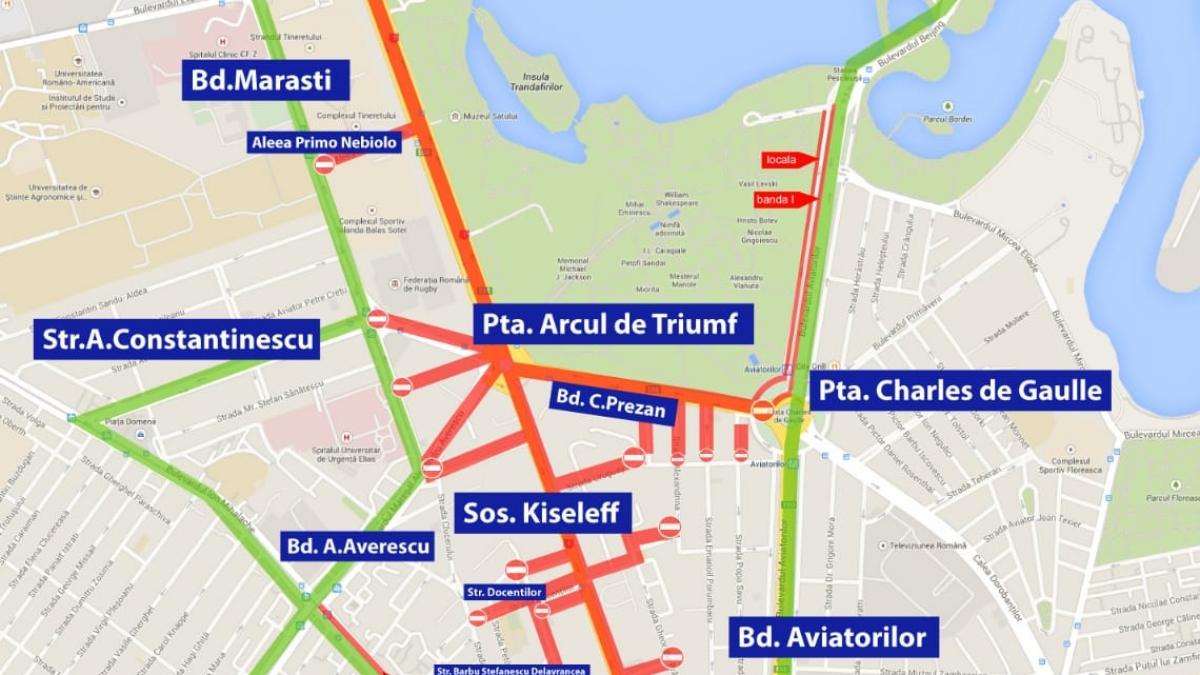 parada de 1 decembrie restrictii de trafic si rute ocolitoare
