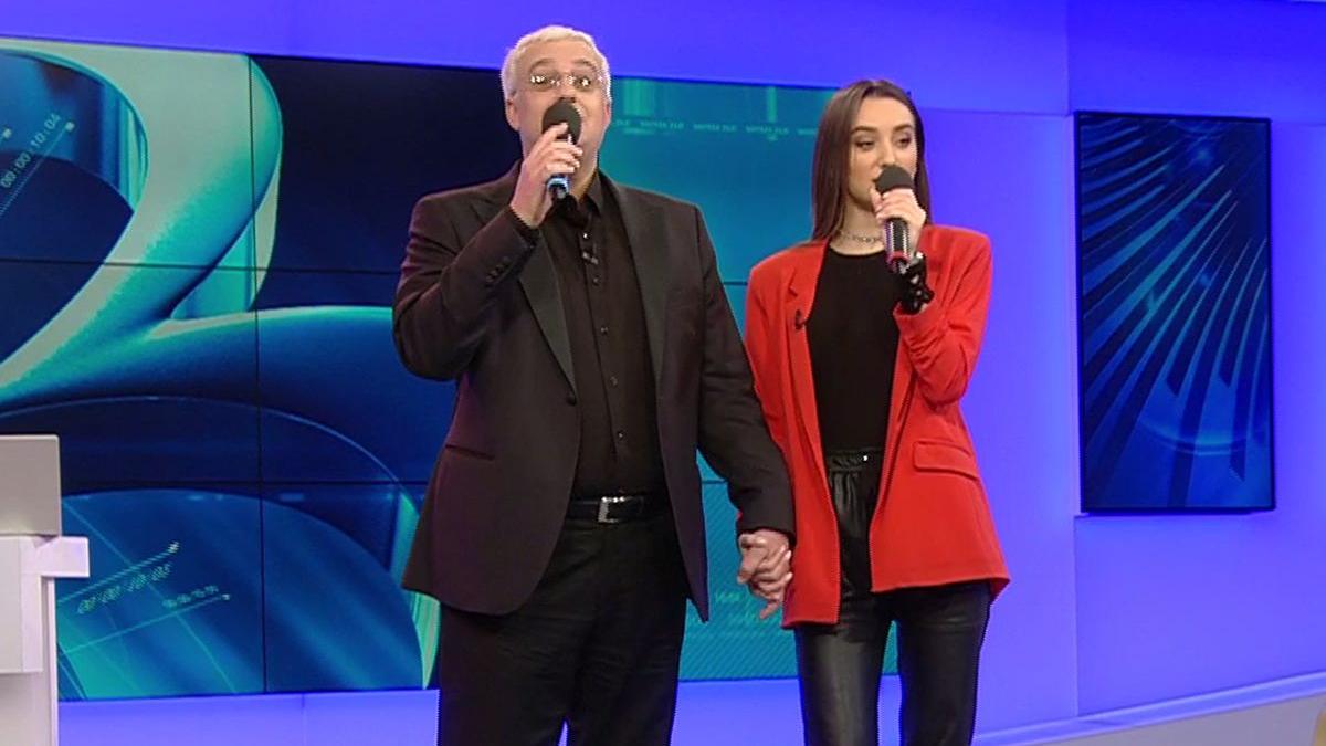 catalin crisan si fiica lui daria duet in premiera intr o emisiune de televiziune video