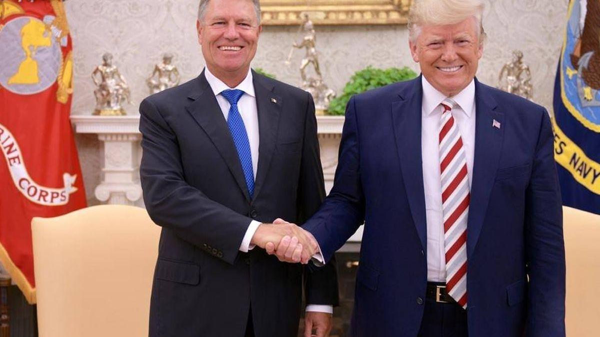 donald trump mesaj pentru klaus iohannis de ziua nationala
