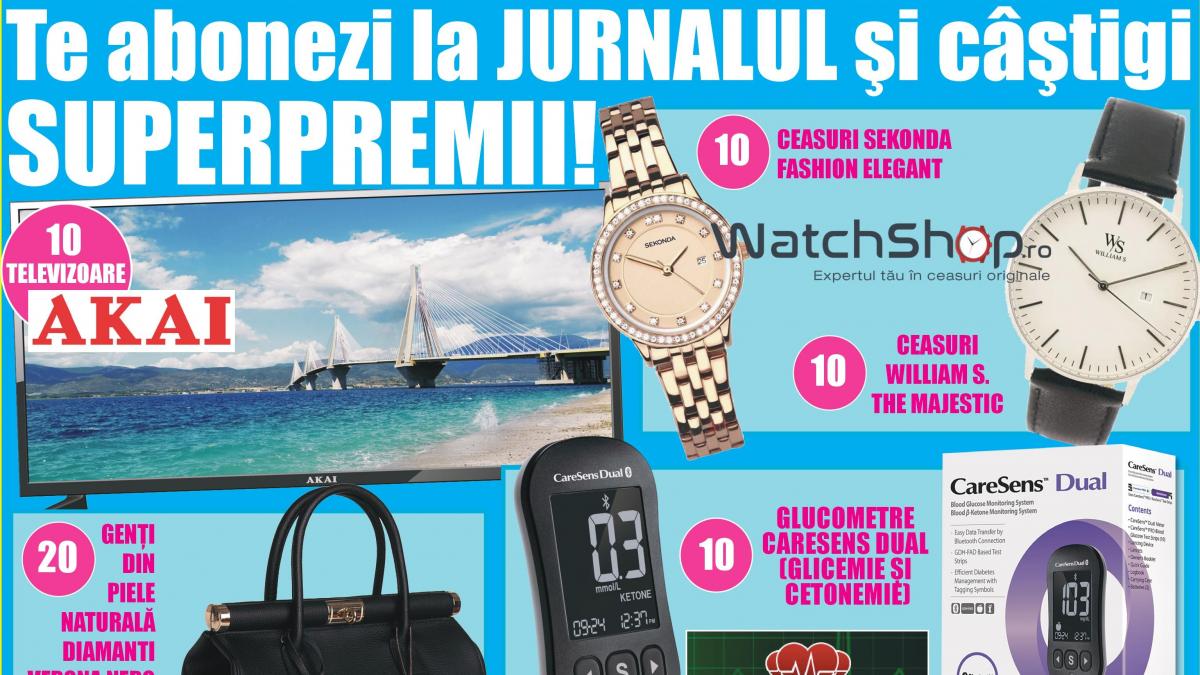 castiga o multime de premii nu uita sa te abonezi la jurnalul