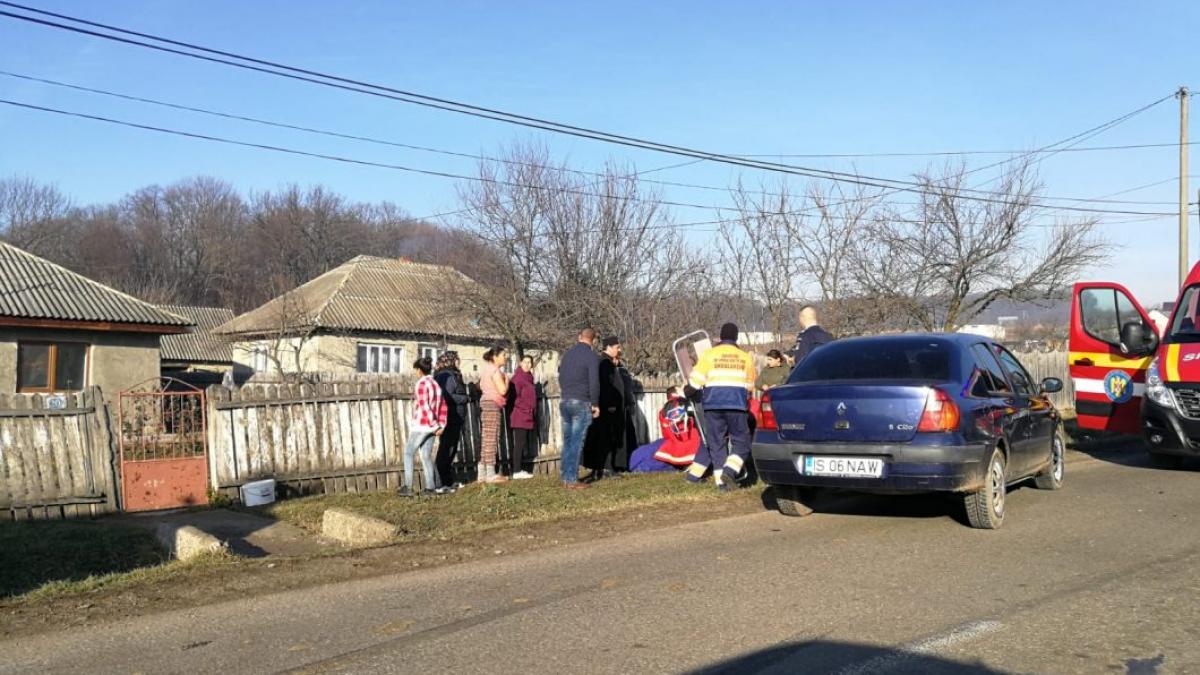 mama cu copilul in brate lovita in accident la iasi femeia a traversat printr un loc nepermis