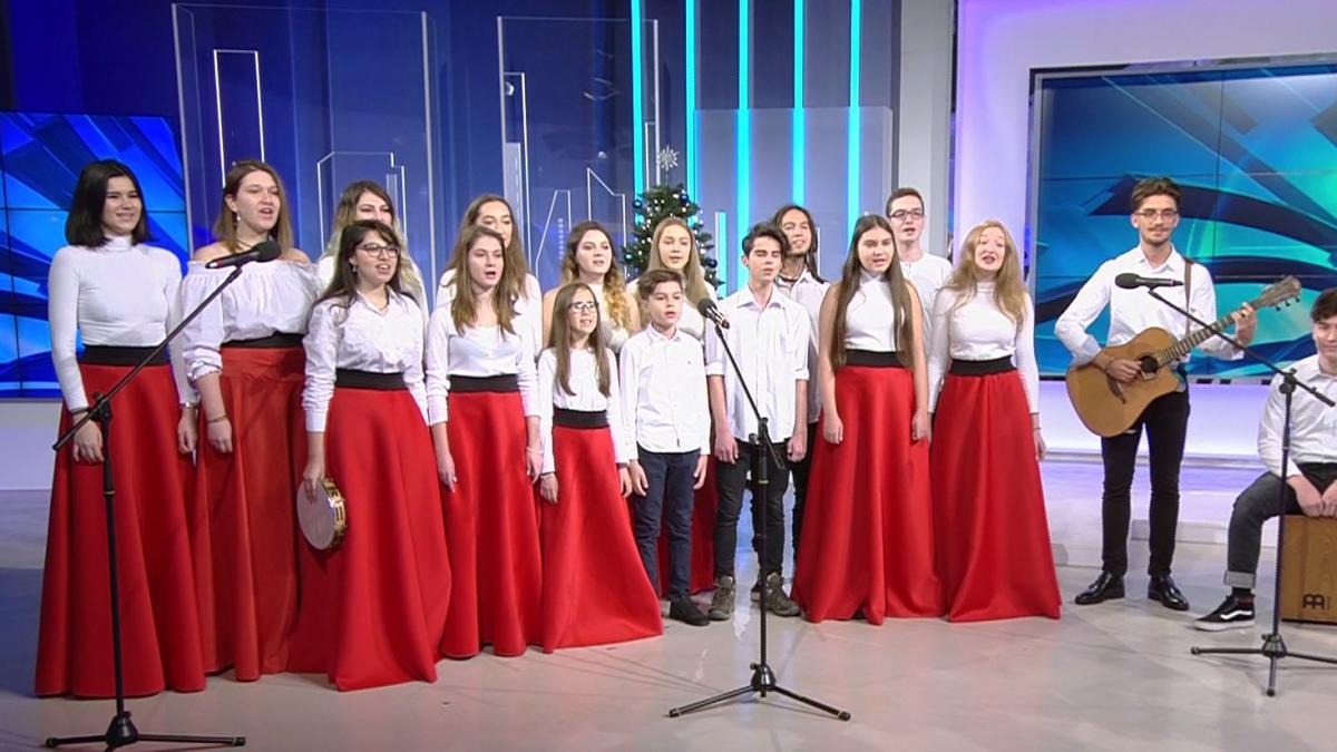 corul carmina al palatului national al copiilor moment unic in platoul antenei 3