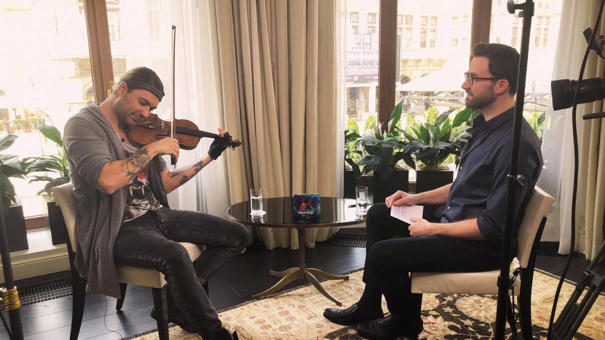 david garret revine in romania show exceptional