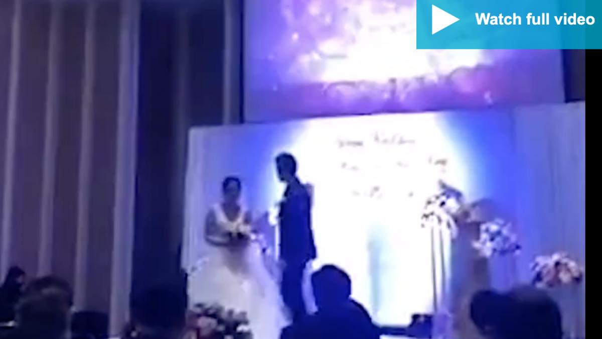 cosmarul oricarei femei mireasa infidela data de gol la propria nunta cu un clip interzis minorilor