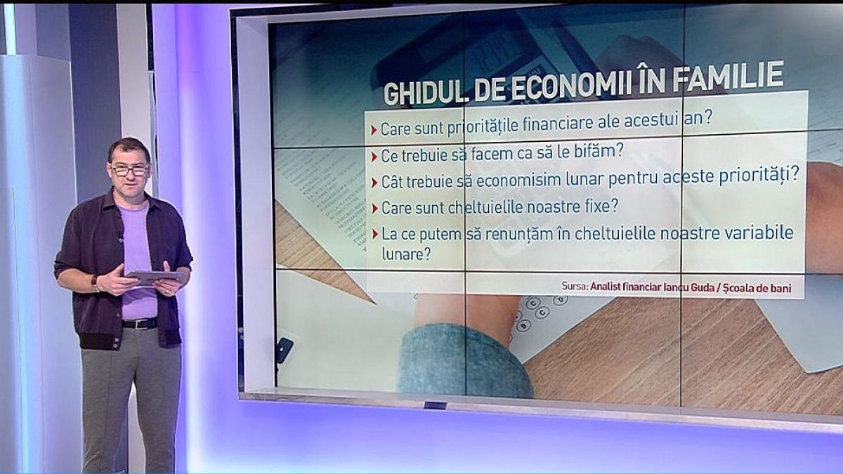 jurnalul de economie cu daniel apostol ghidul de economii in familie