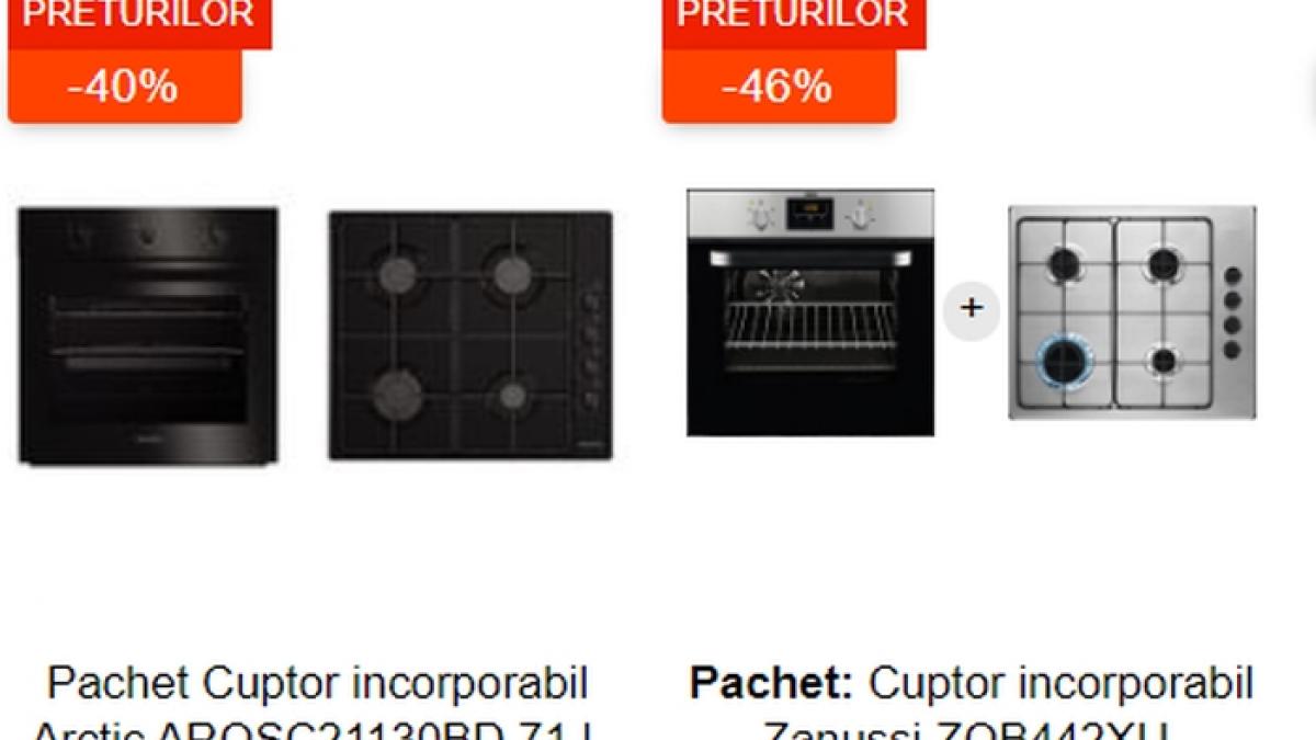 emag reduceri plite si cuptoare la jumatate de pret in revolutia preturilor