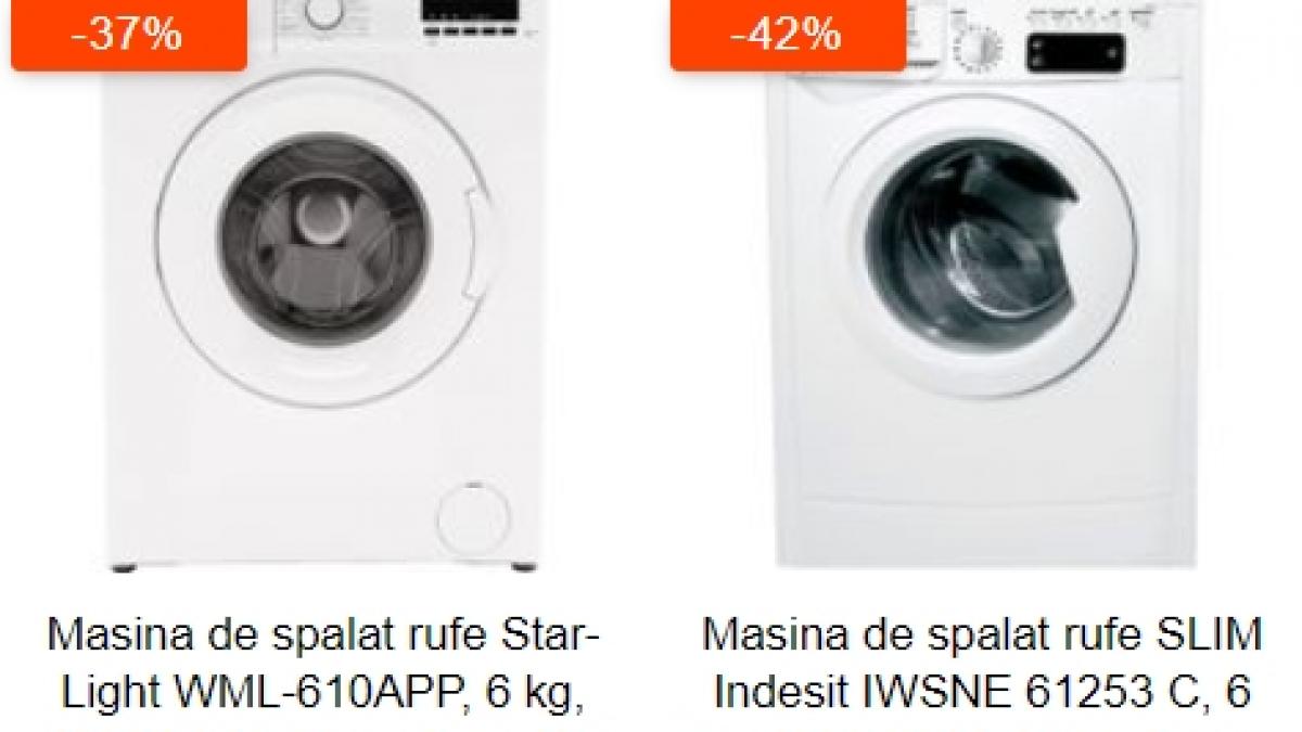emag reduceri revolutia preturilor 3 masini de spalat sub 820 de lei