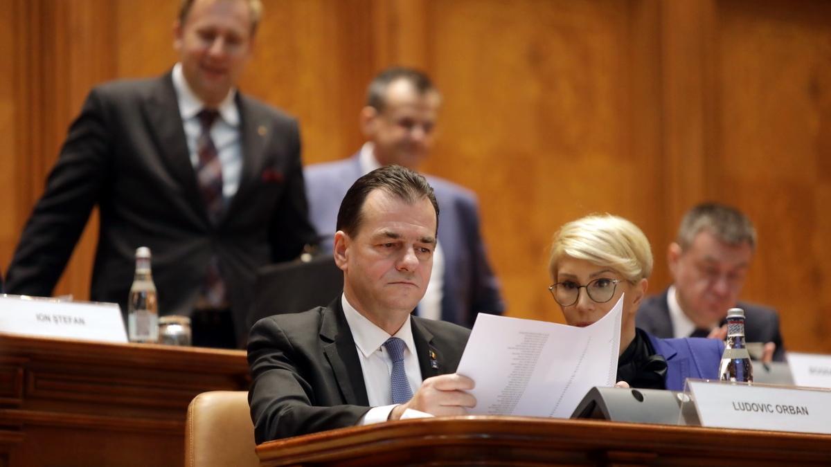 prima motiune de cenzura impotriva guvernului orban a fost citita in parlament