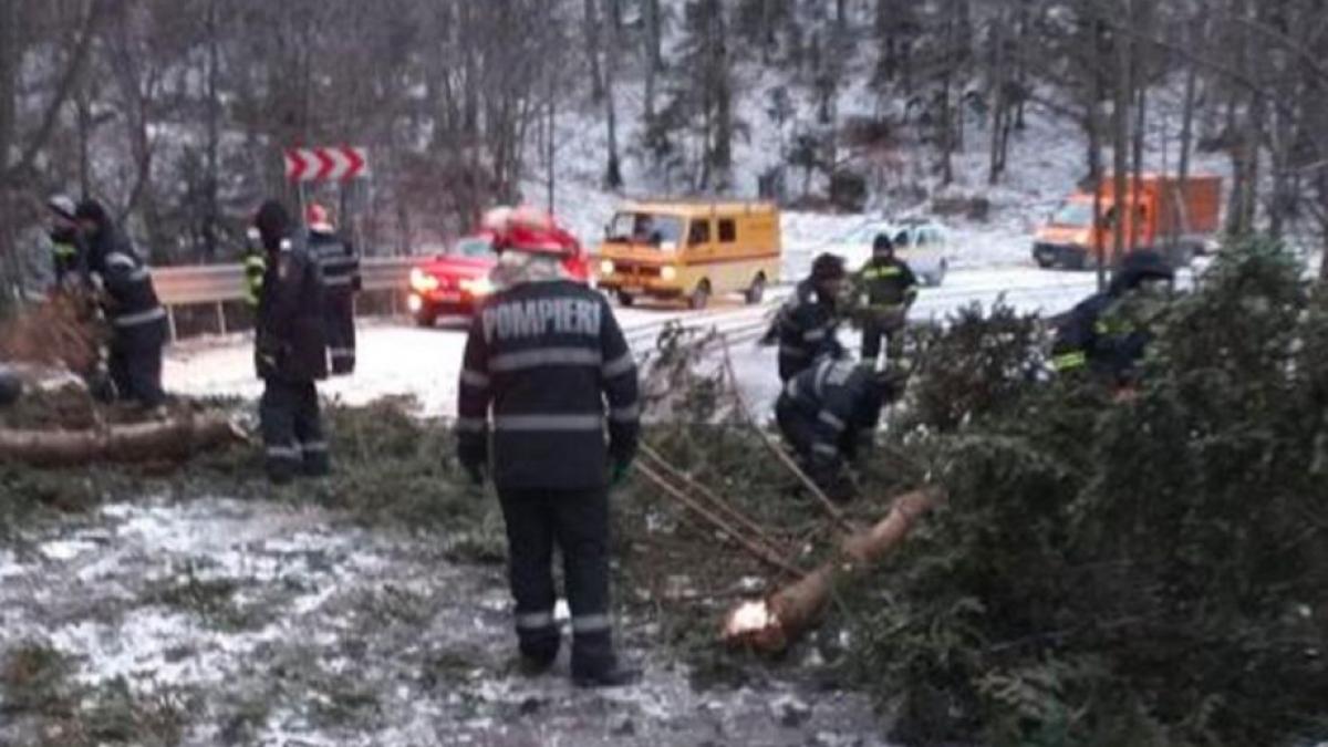 zeci de copii si adulti evacuati de autoritati de la cota 1400 sinaia pompierii militari actioneaza