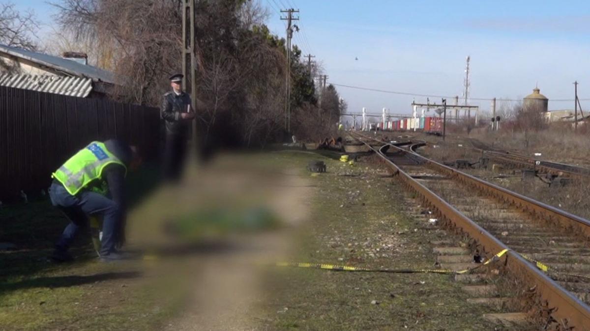barbat decapitat de tren in apropiere de gara din titu