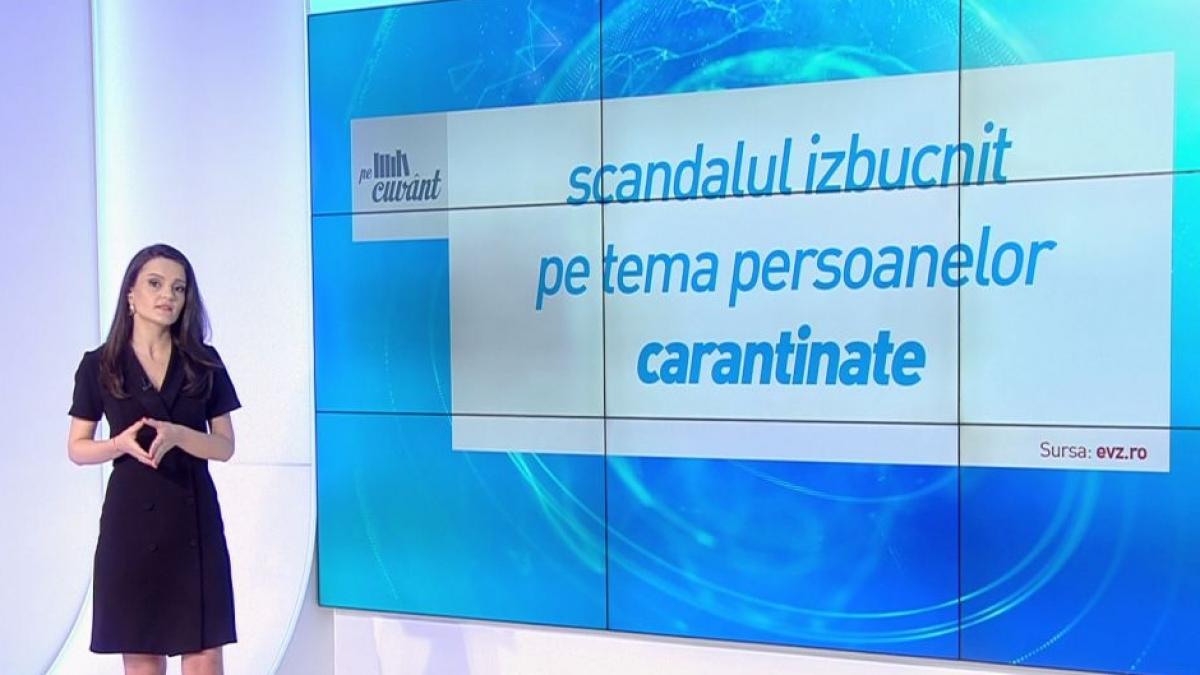 pe cuvant cu ana iorga contexte si derivate in care se foloseste verbul a carantina