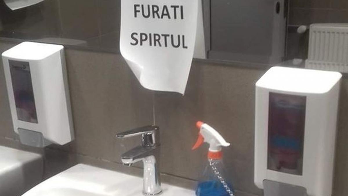 poza coronavirus nu mai furati spirtul