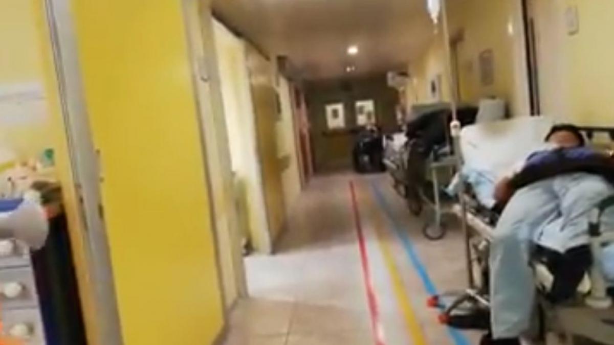imagini bergamo spital bolnavi coronavirus hol spital