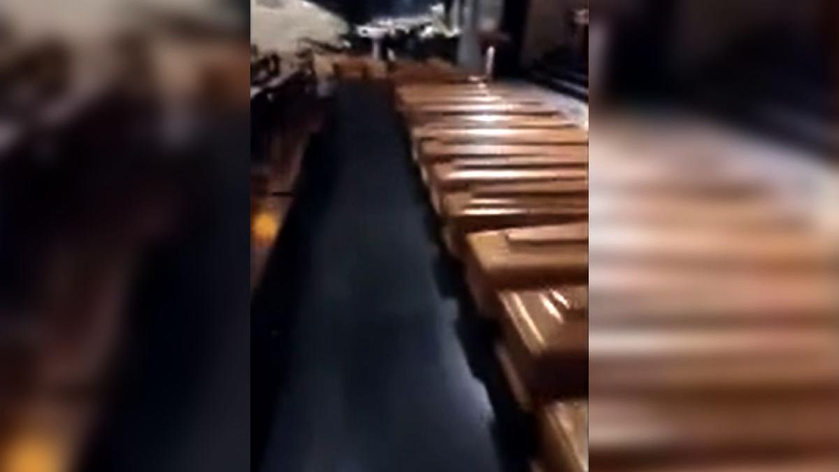 zeci sicrie insirate biserica bergamo italia coronavirus