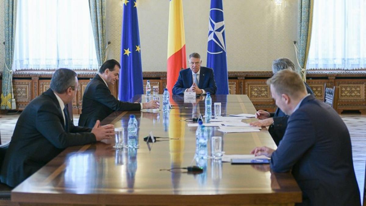 sedinta klaus iohannis ludovic orban coronavirus