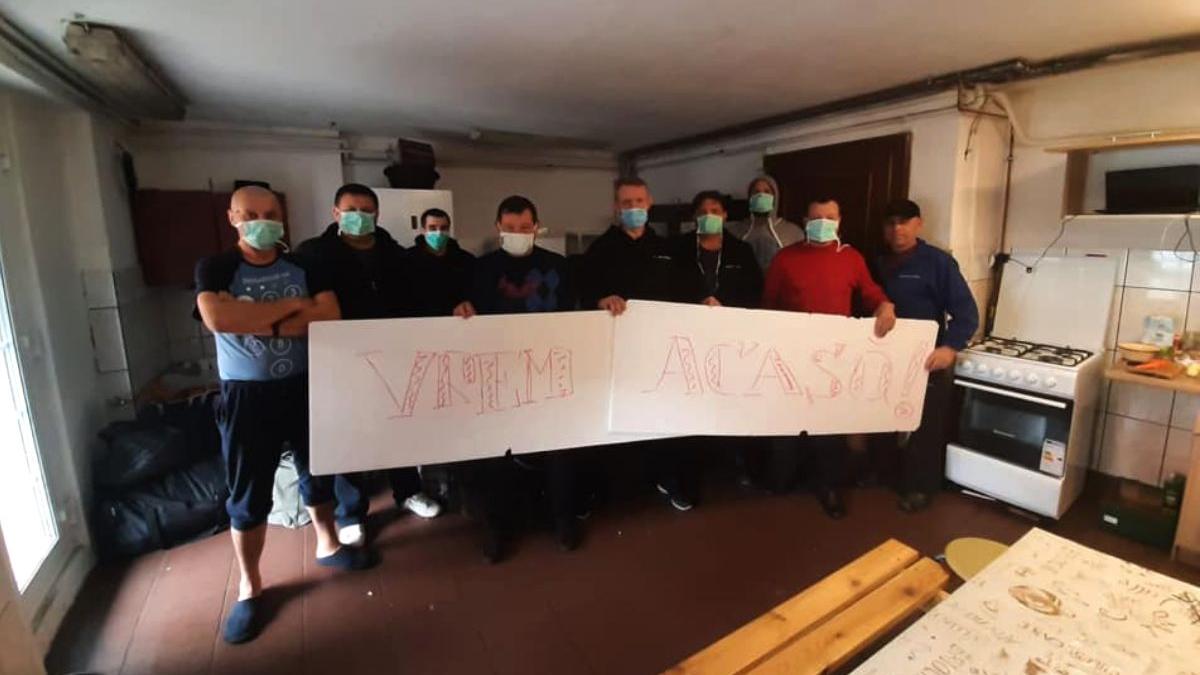 zece soferi tir blocati polonia vrem acasa la copii