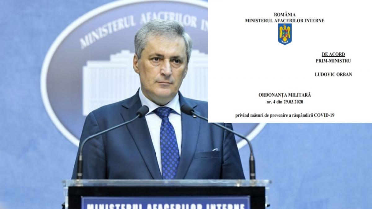 ordonanta militara 4 29 martie 2020 coronavirus