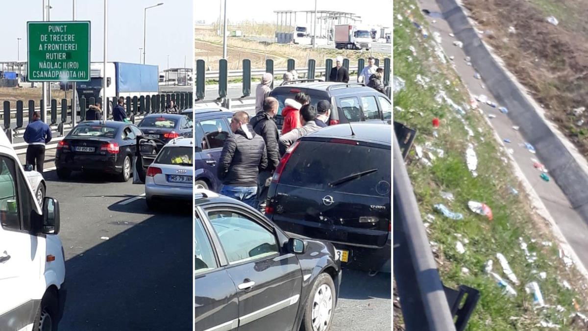 un grup de 30 de persoane angajati ai vaselor de croaziera blocati in vama nadlac am stat in