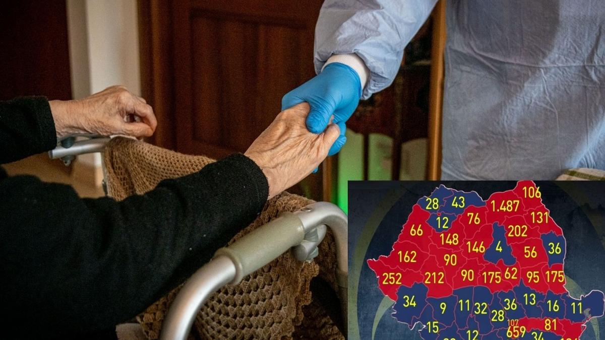 harta coronavirus romania evolutie