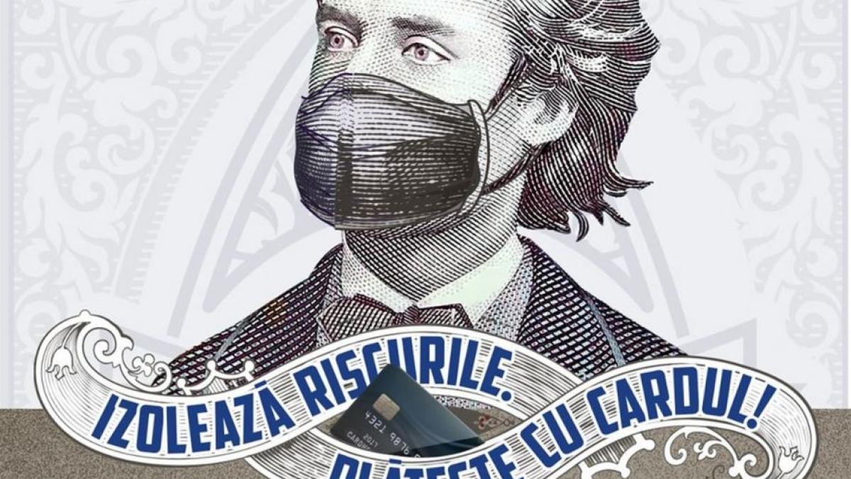 mesaj politie distantare bani hartie plata cu card