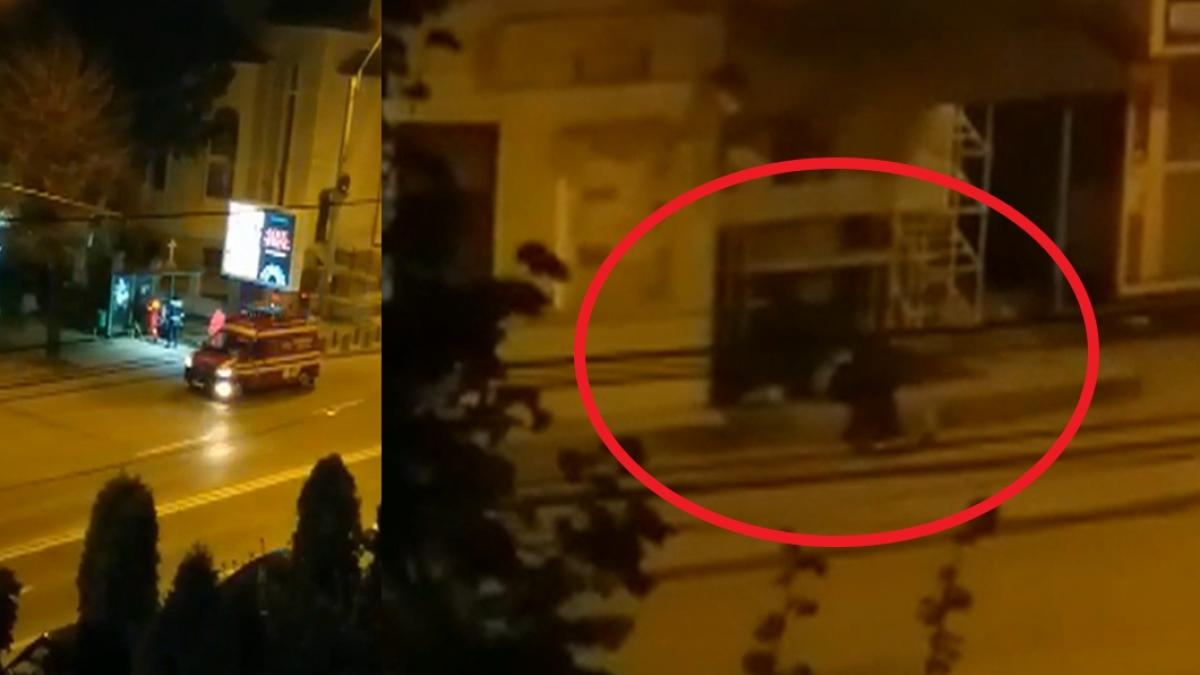 un nemtean lesinat a fost lasat in strada de paste video