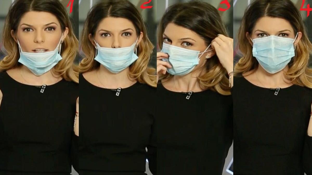 pasi aplicare masca corect pandemie coronavirus