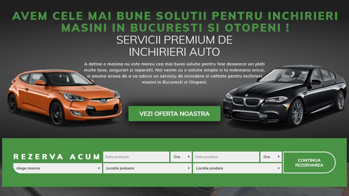 inchiriem masini cu sofer otopeni