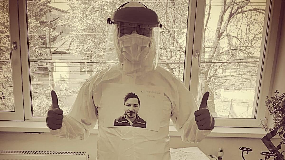 medic poza combinezon