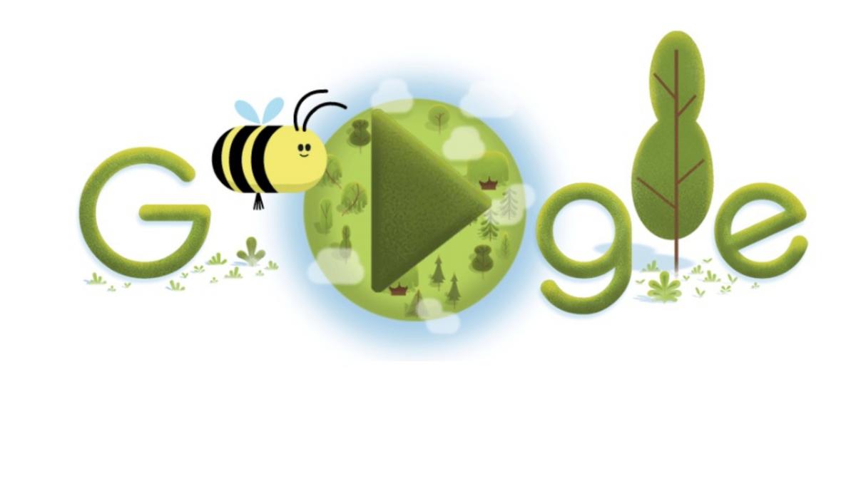 ziua pamantului celebrata de google printr un doodle special