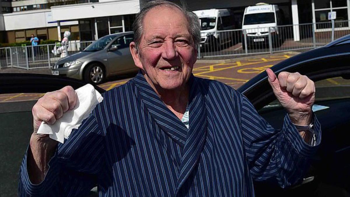 bunic un singur plaman invins coronavirus vindecat cancer