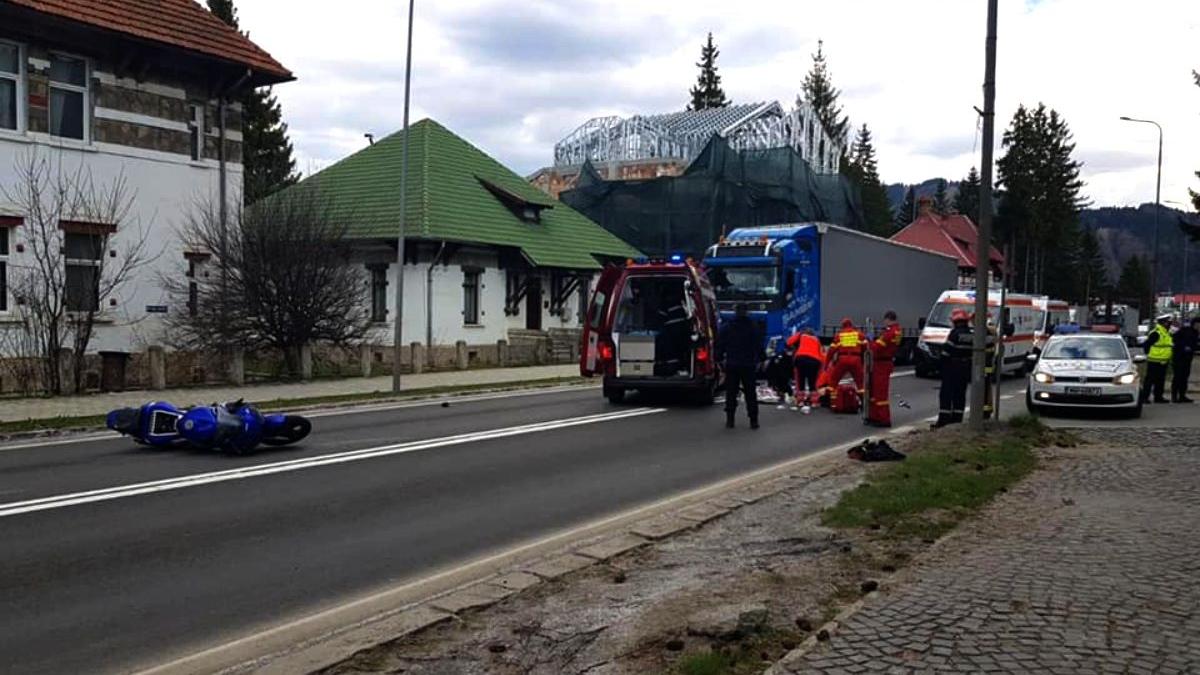motociclist predeal a murit fata casei accident