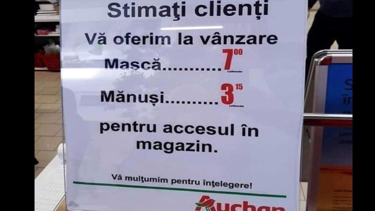 10 lei intrarea la auchan