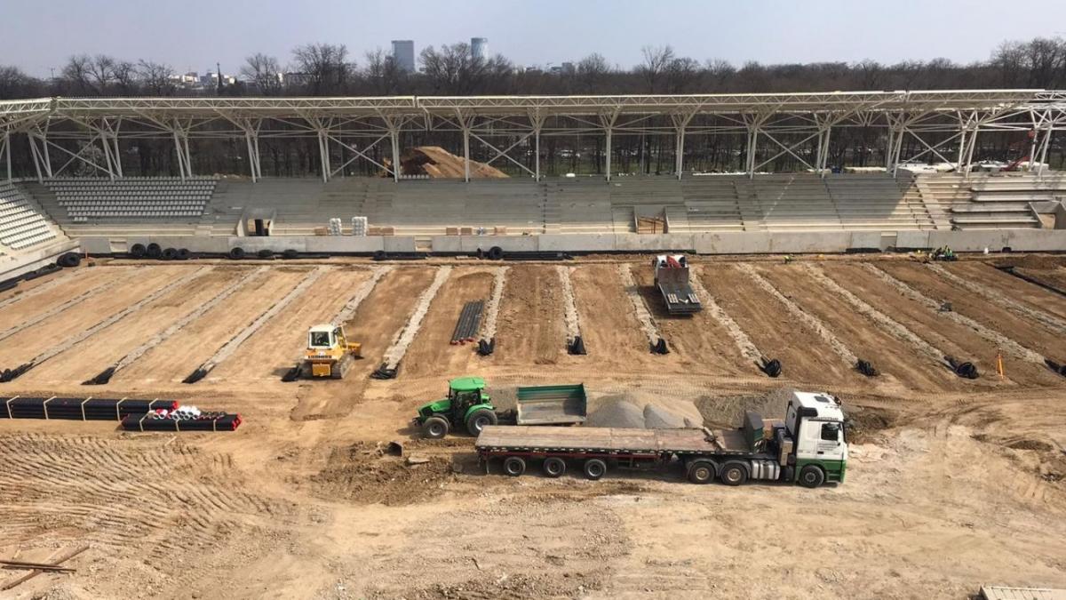 in plina pandemie lucrarile la cele trei stadioane din bucuresti decurg in ritm alert video