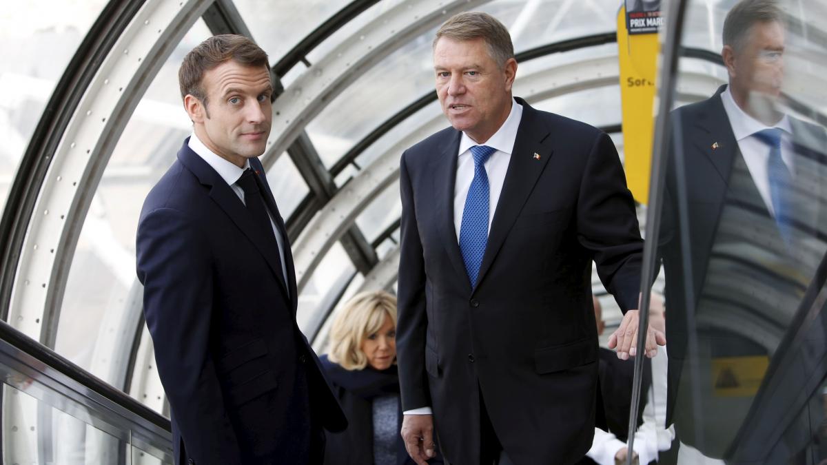 klaus iohannis convorbire telefonica emmanuel macron