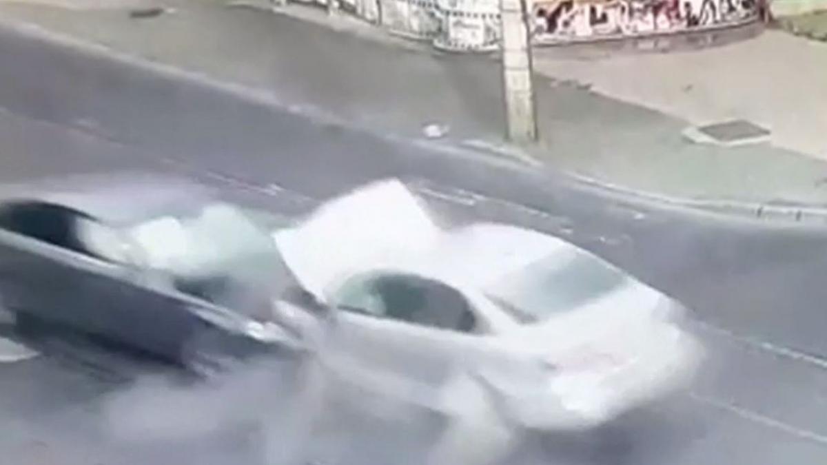 accident grav surprins de camerele de supraveghere la galati