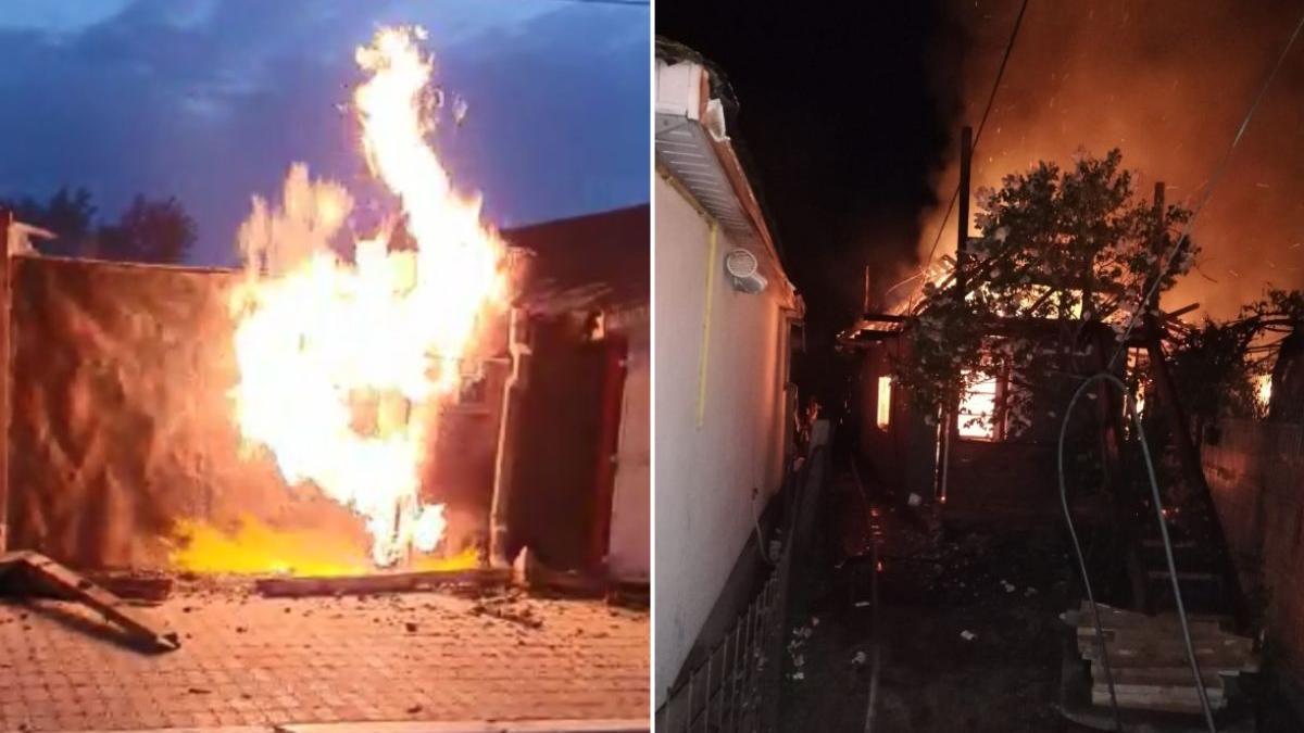 doua case garaj distruse incendiu navodari