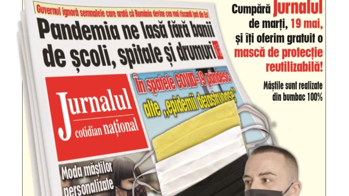 cumperi jurnalul primesti gratuit masca protectie