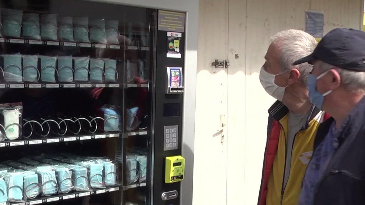 sibiu automat stradal masti manusi dezinfectanti