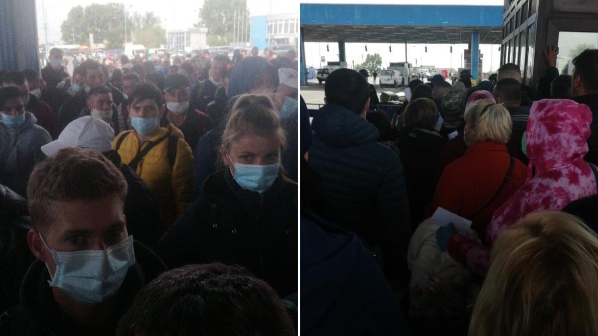 revolta vama nadlac intrare tara oameni cozi masini