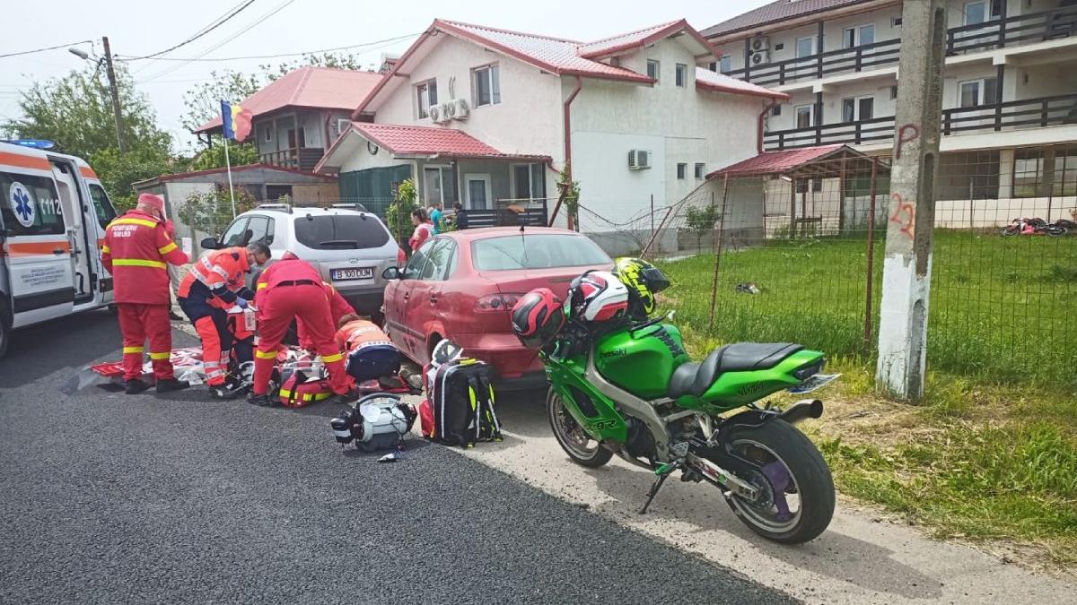 motociclist readus la viata accident ciudat vama veche