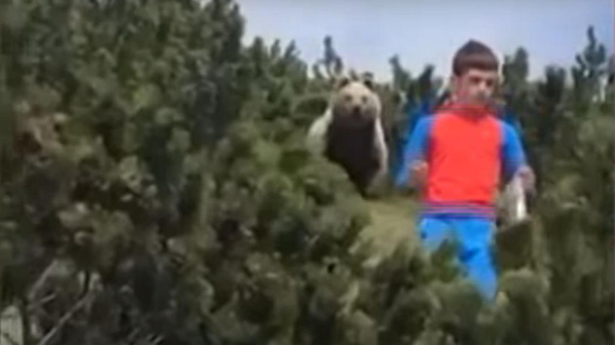 copil 12 ani fata in fata cu ursul italia