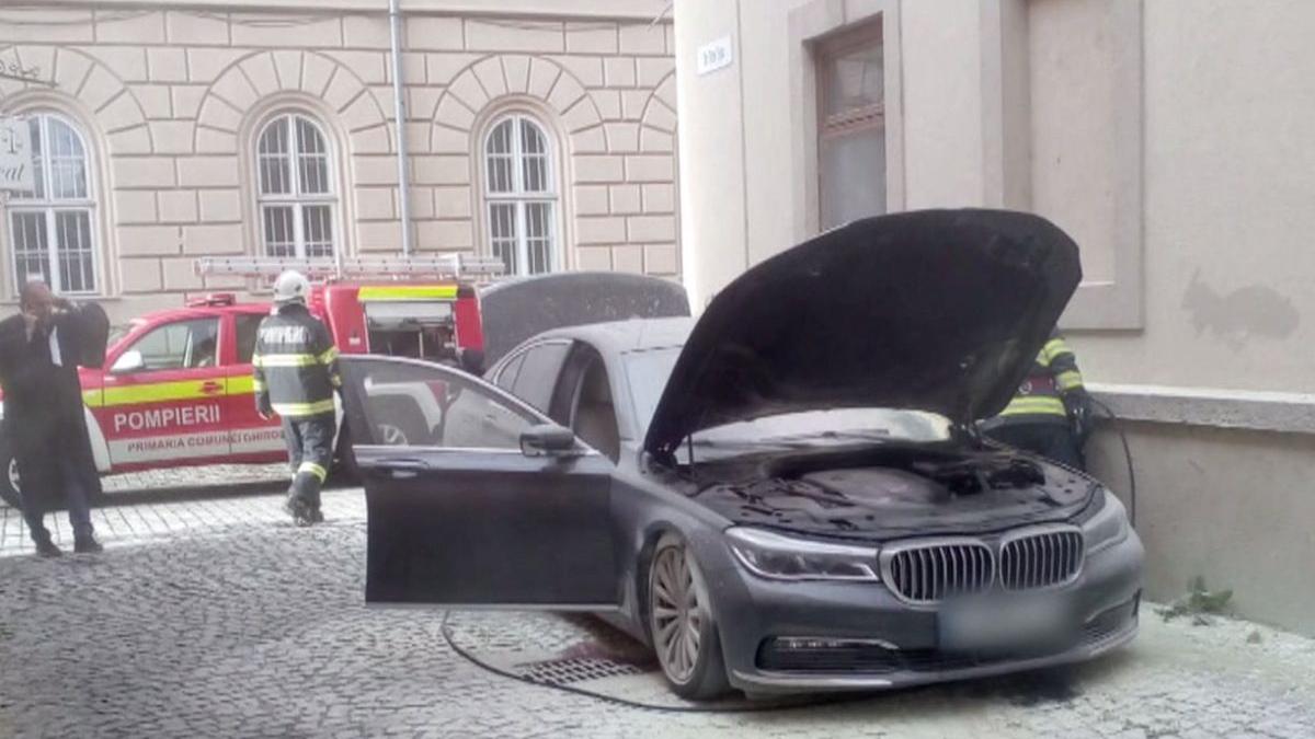 masina incendiata carin antonescu