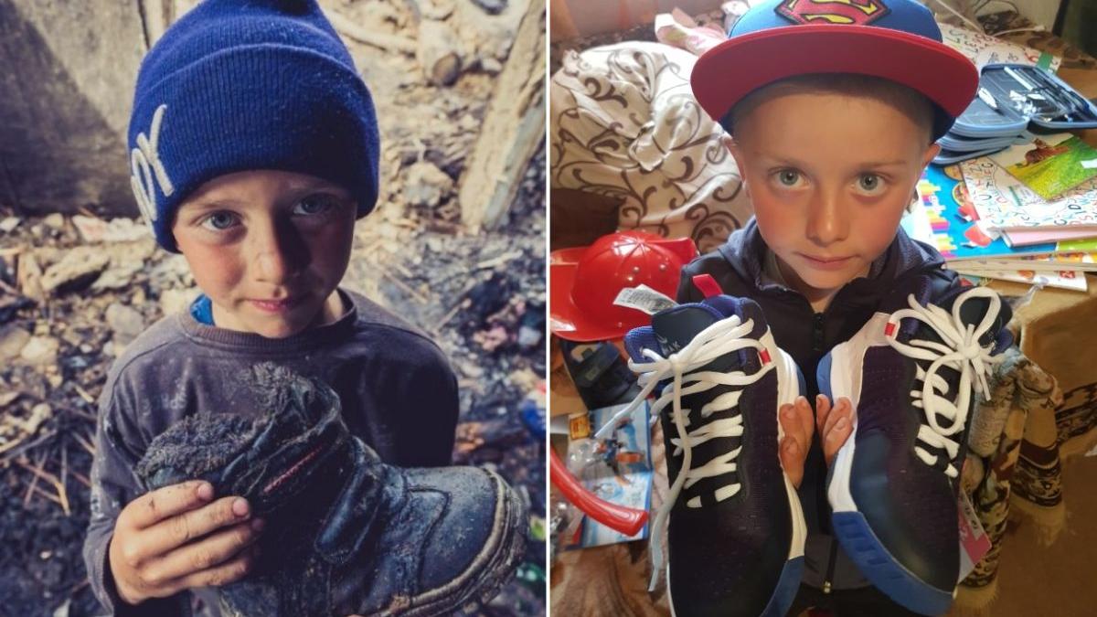 gabriel copil lacrimi popeni botosani adidasi noi casa noua