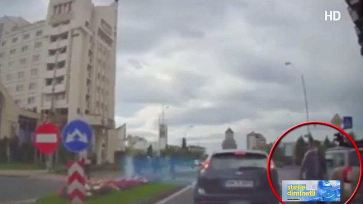 soferita baia mare atacata semafor