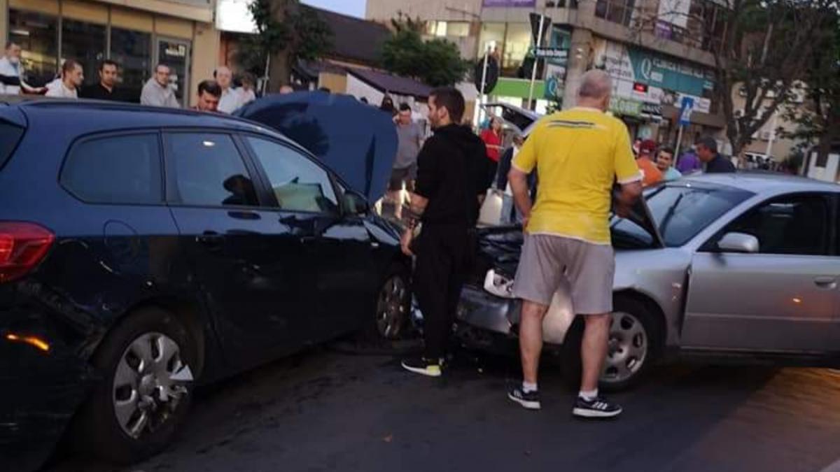 accident cu 6 masini miercuri seara in capitala