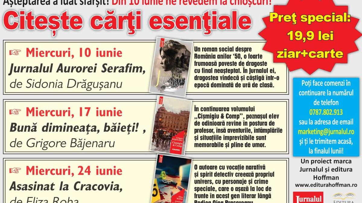 jurnalul carti esentiale chioscuri 10 iunie 2020