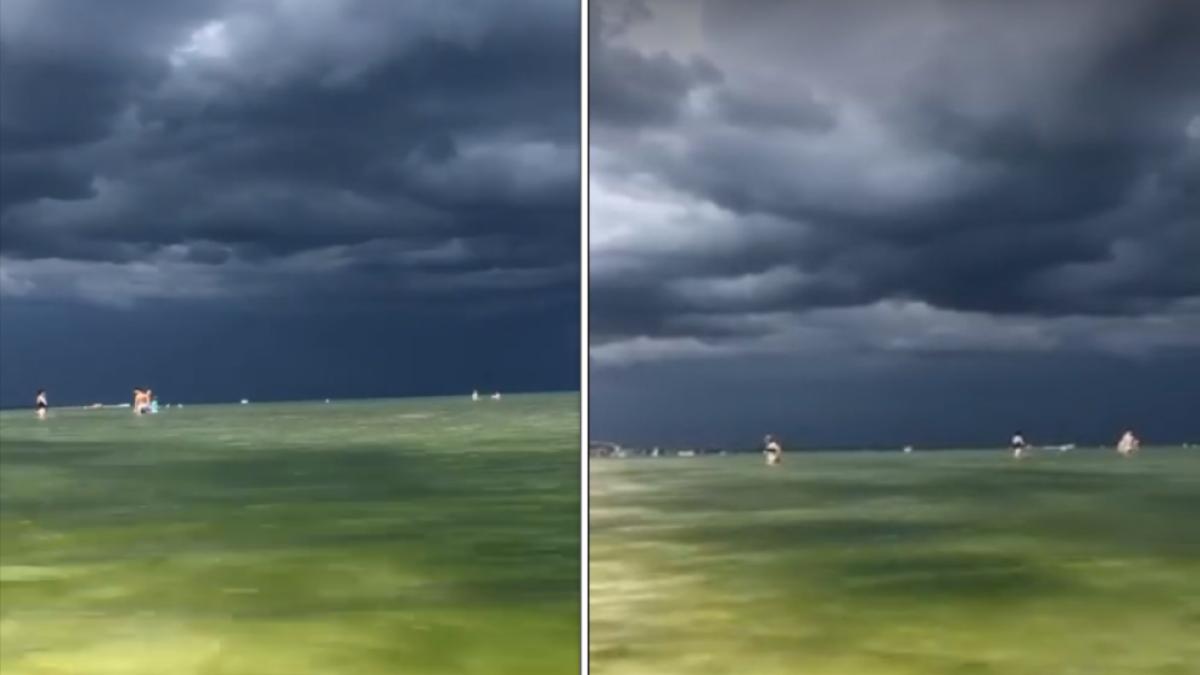 fenomenul extrem de rar la mamaia turistii au fost uimiti de ceea ce au trait video